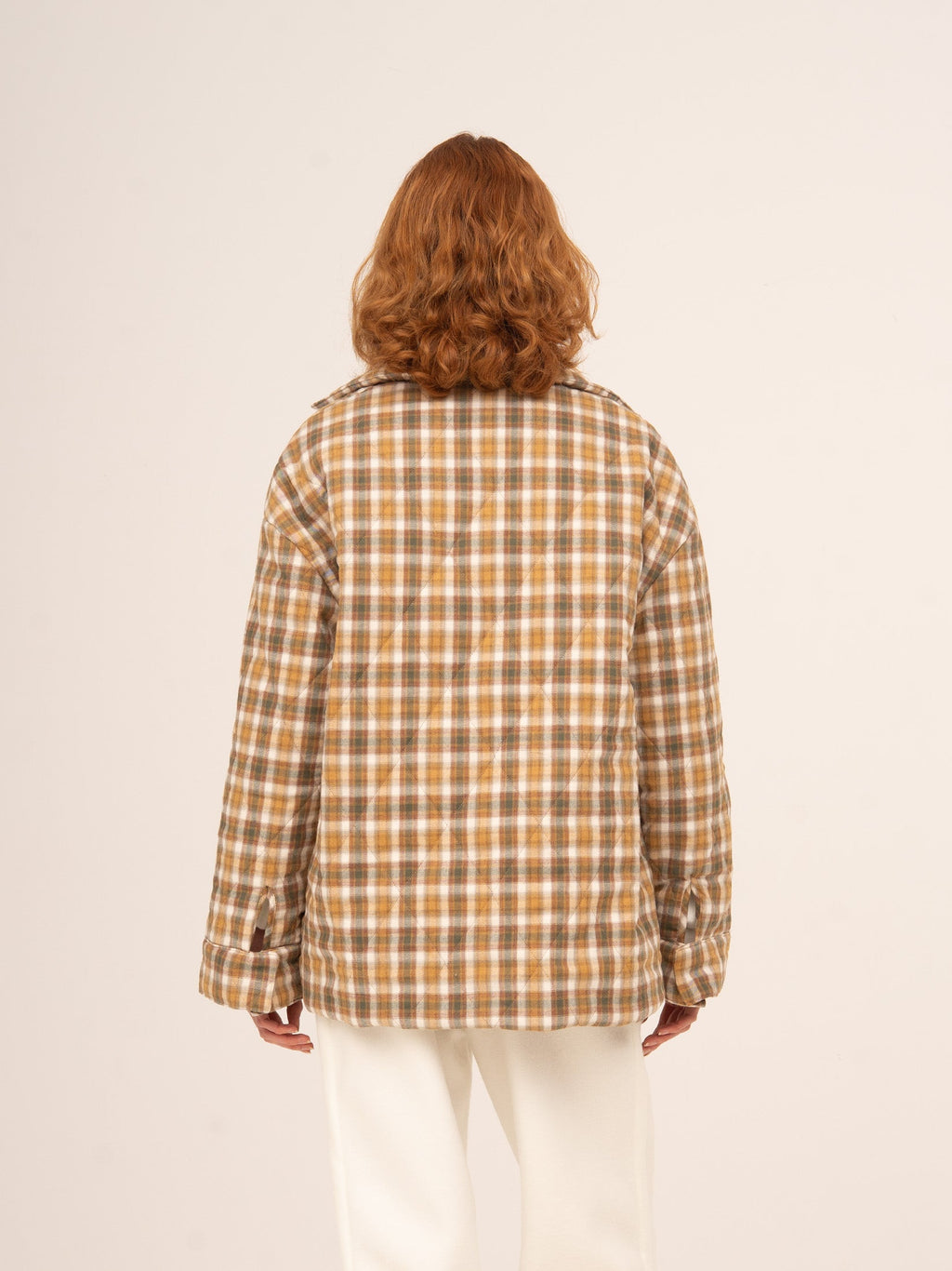 Carmensays Willow Plaid Puffer Jacket