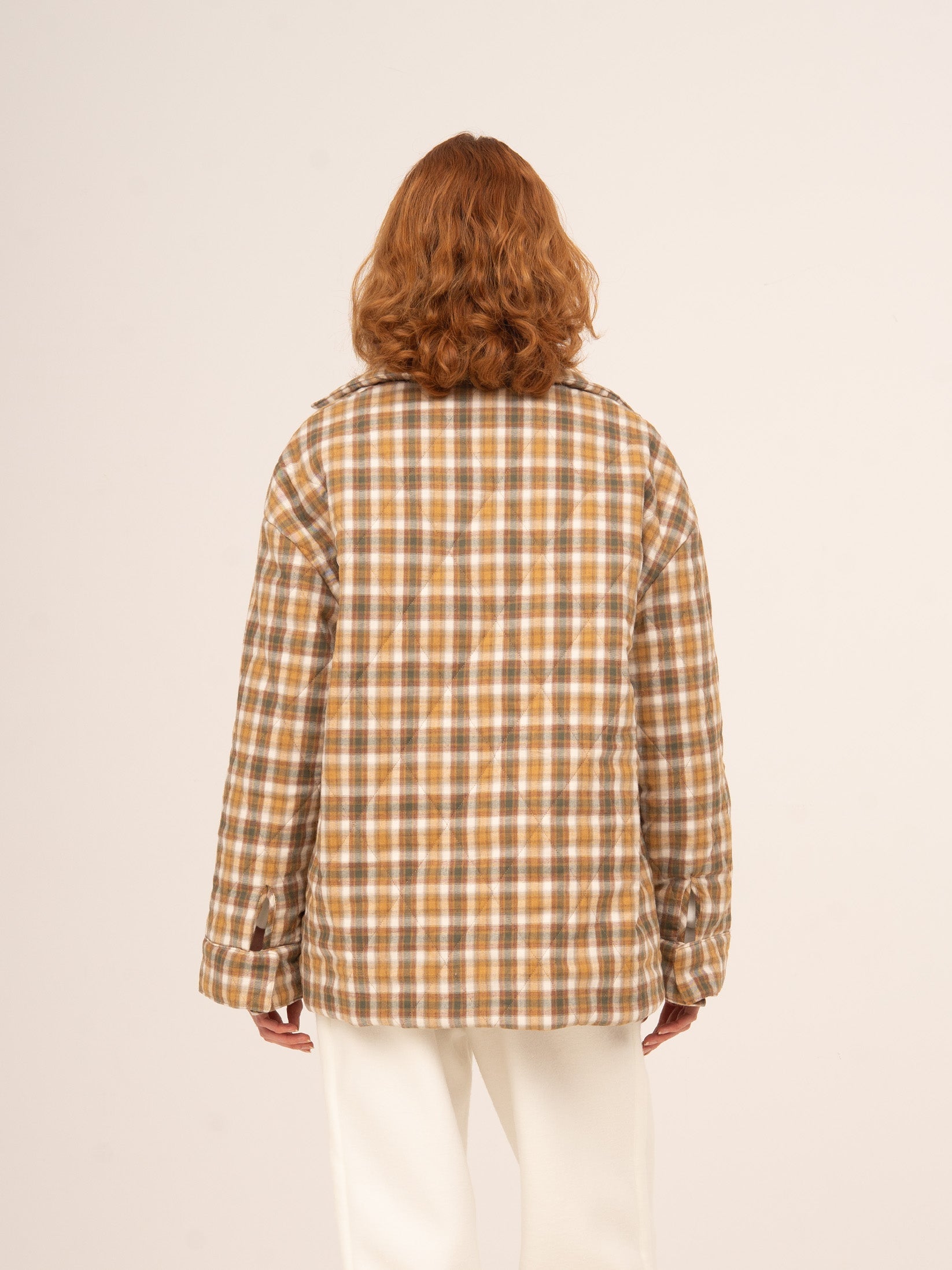 Carmensays Willow Plaid Puffer Jacket