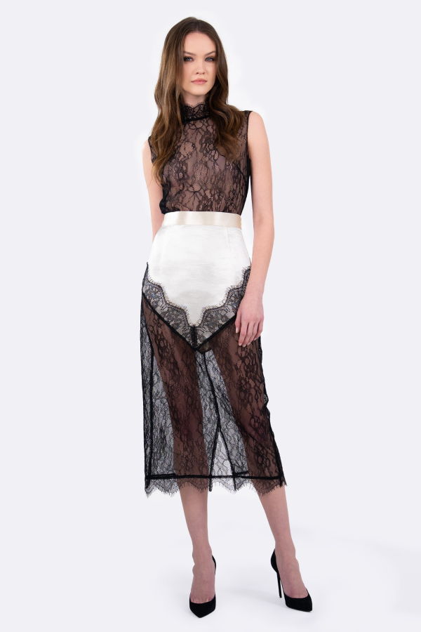 Nonchalant Label Willow Skirt - Champagne