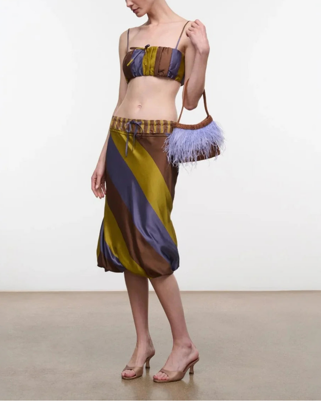 Staud Winslow Bag Bronze Cielo