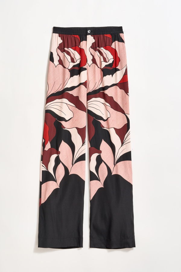 Billy Reid Winter Rose Lounge Pant - Red/Black