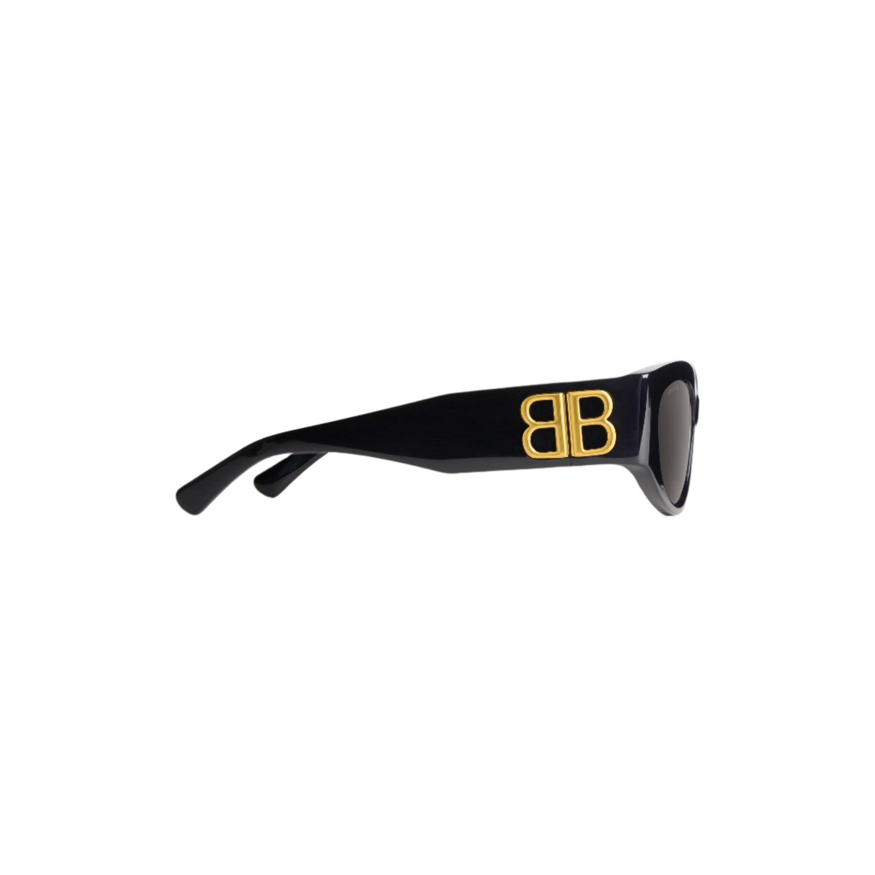Balenciaga Bossy Round Af Sunglasses - Black