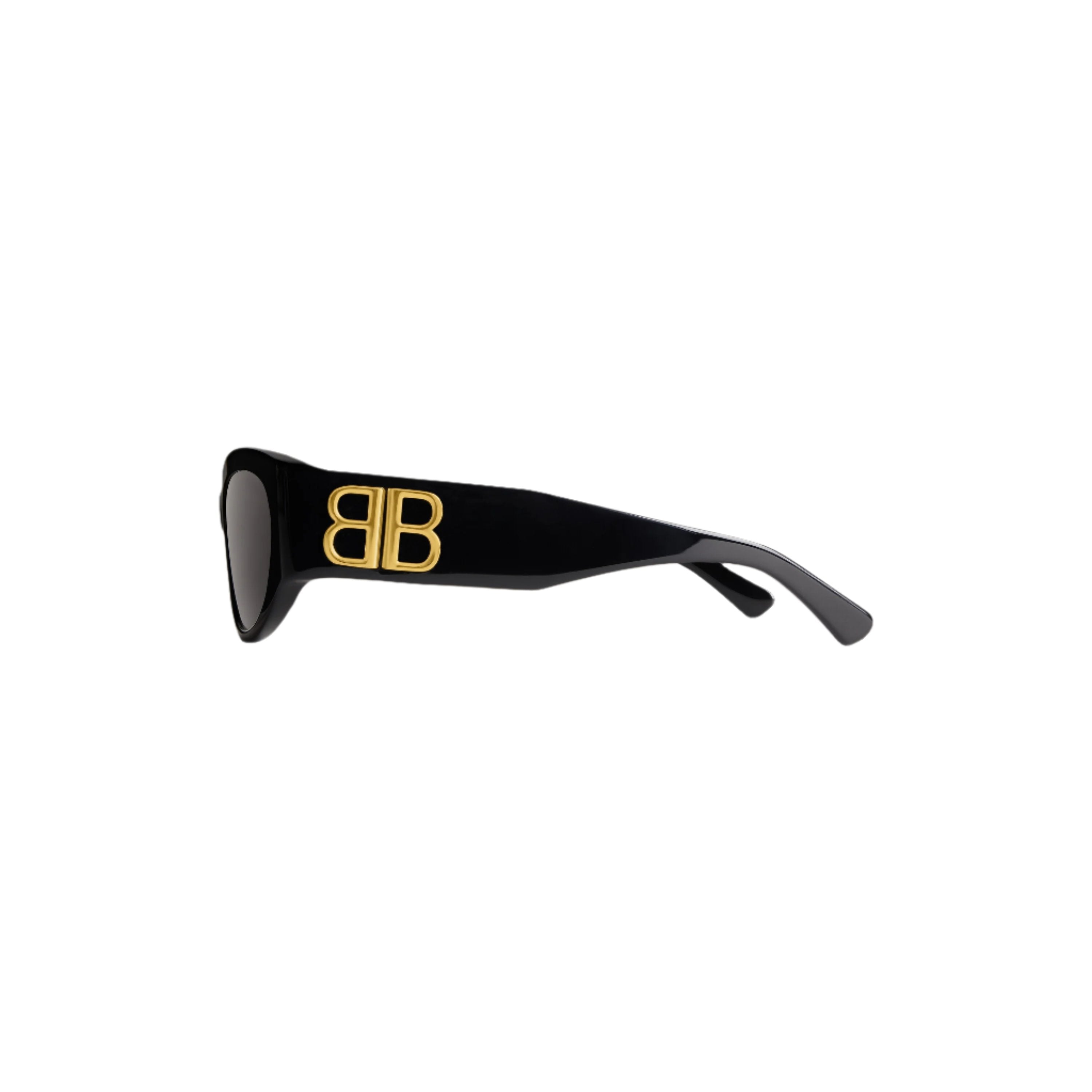 Balenciaga Bossy Round Af Sunglasses - Black