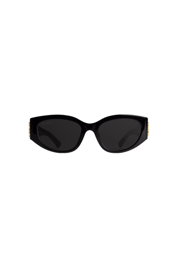 Balenciaga Bossy Round Af Sunglasses - Black