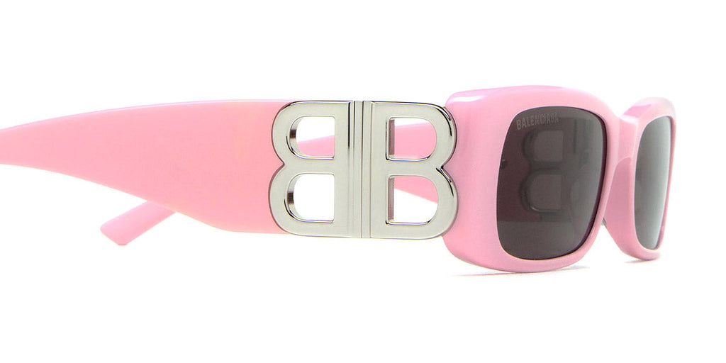 Balenciaga Dynasty Rectangle Sunglasses - Pink