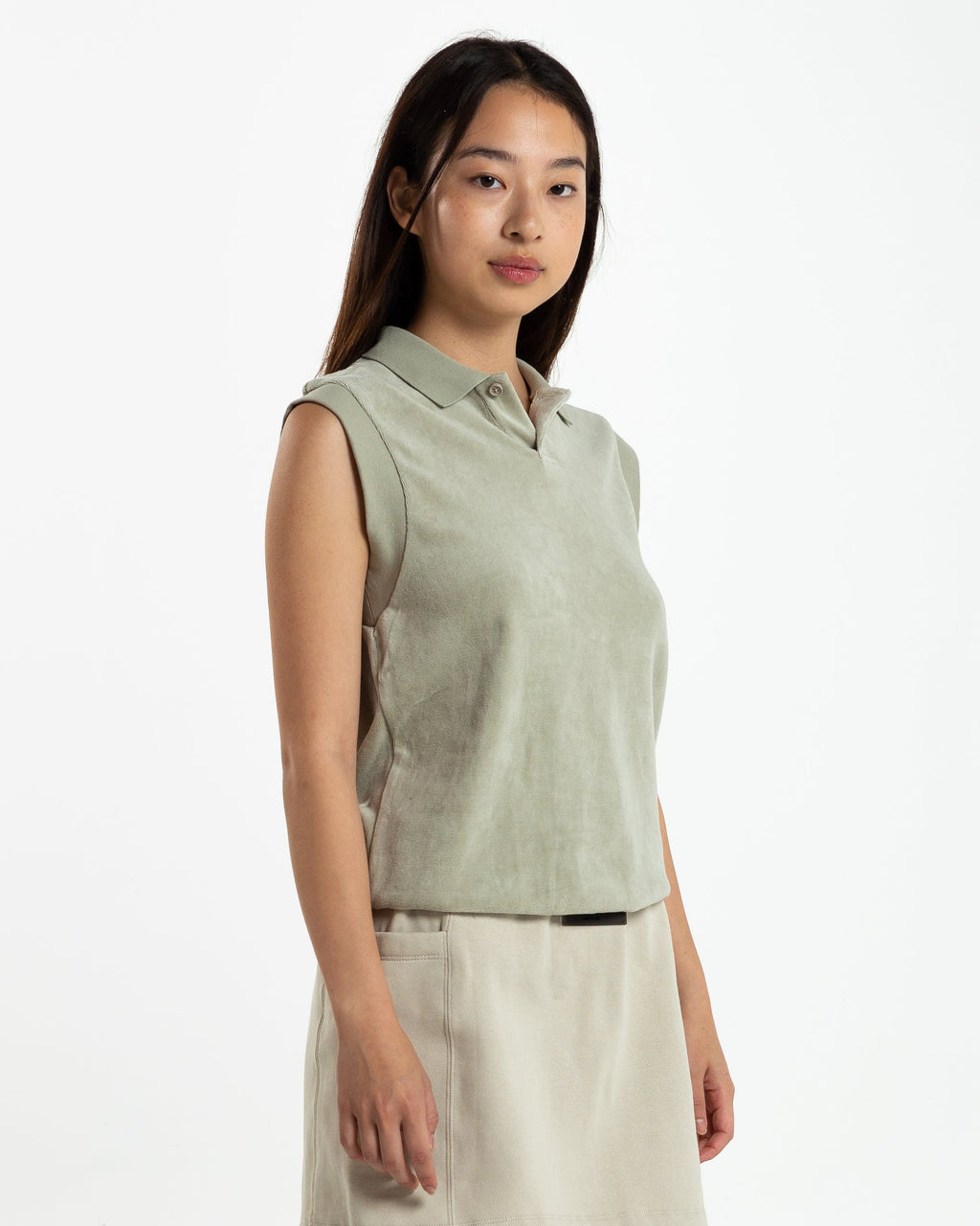 Fear of God Sleeveless Polo - Seafoam