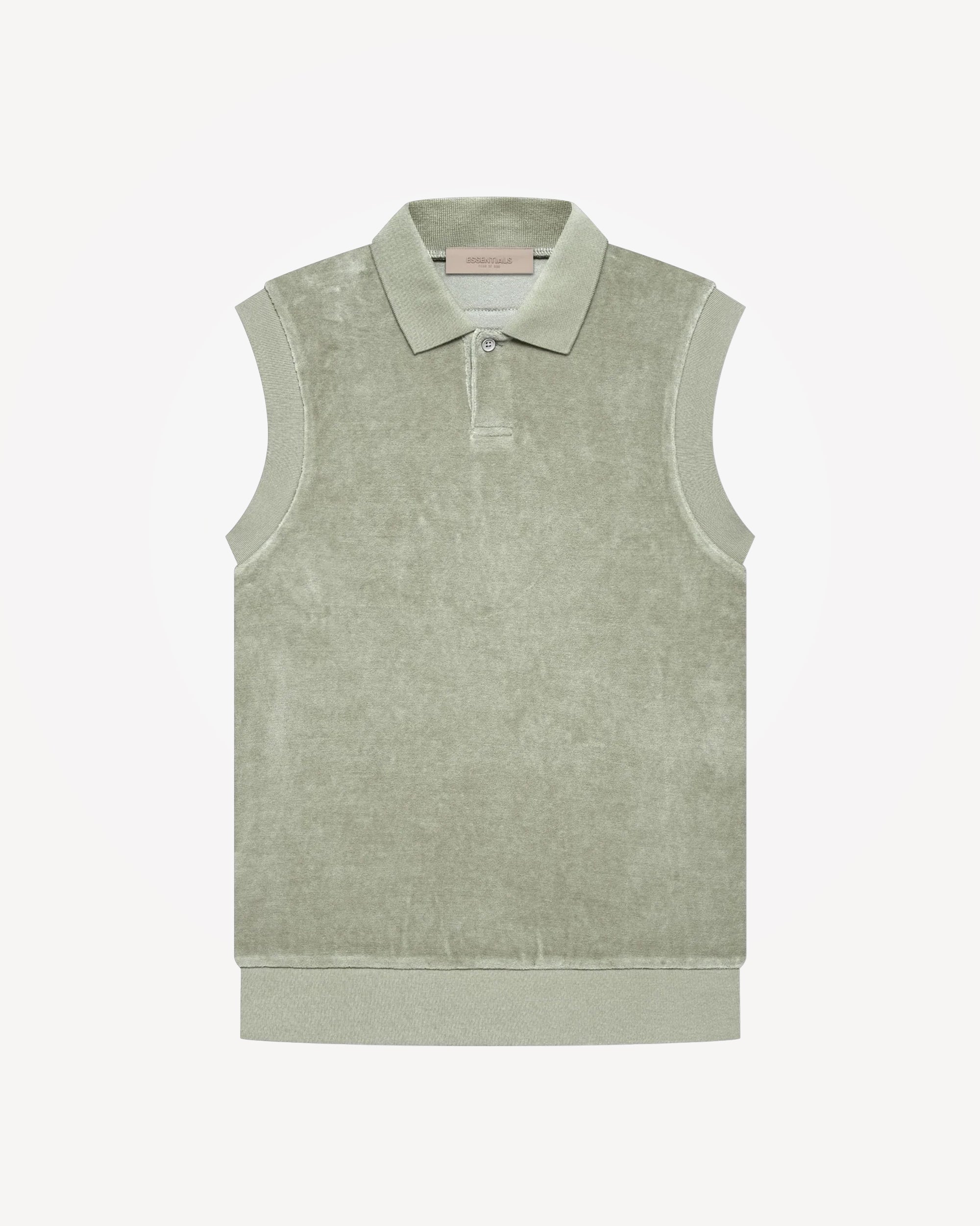 Fear of God Sleeveless Polo - Seafoam