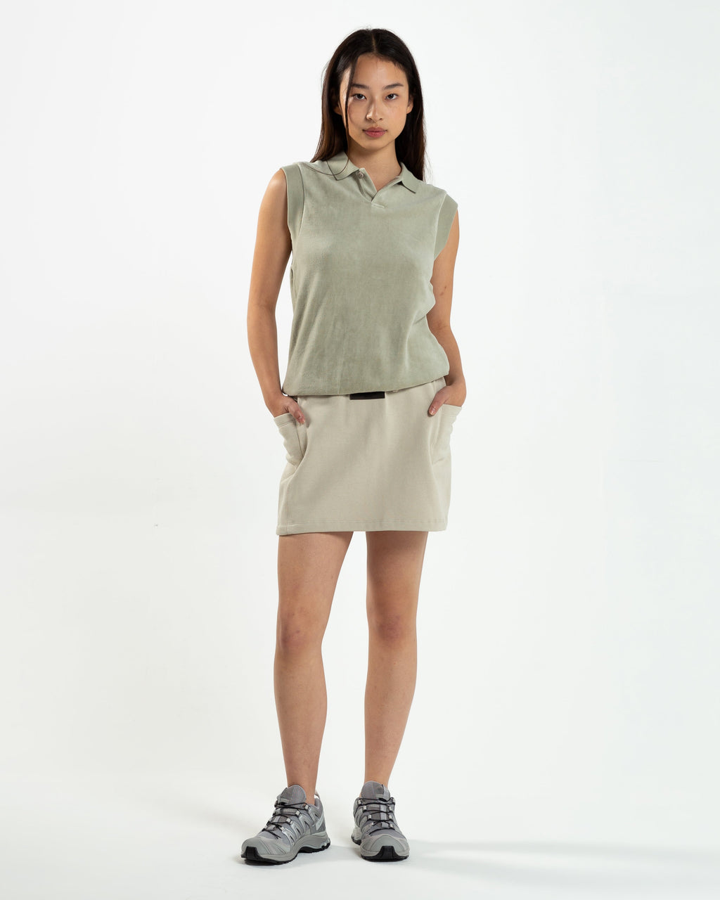 Fear of God Sleeveless Polo - Seafoam