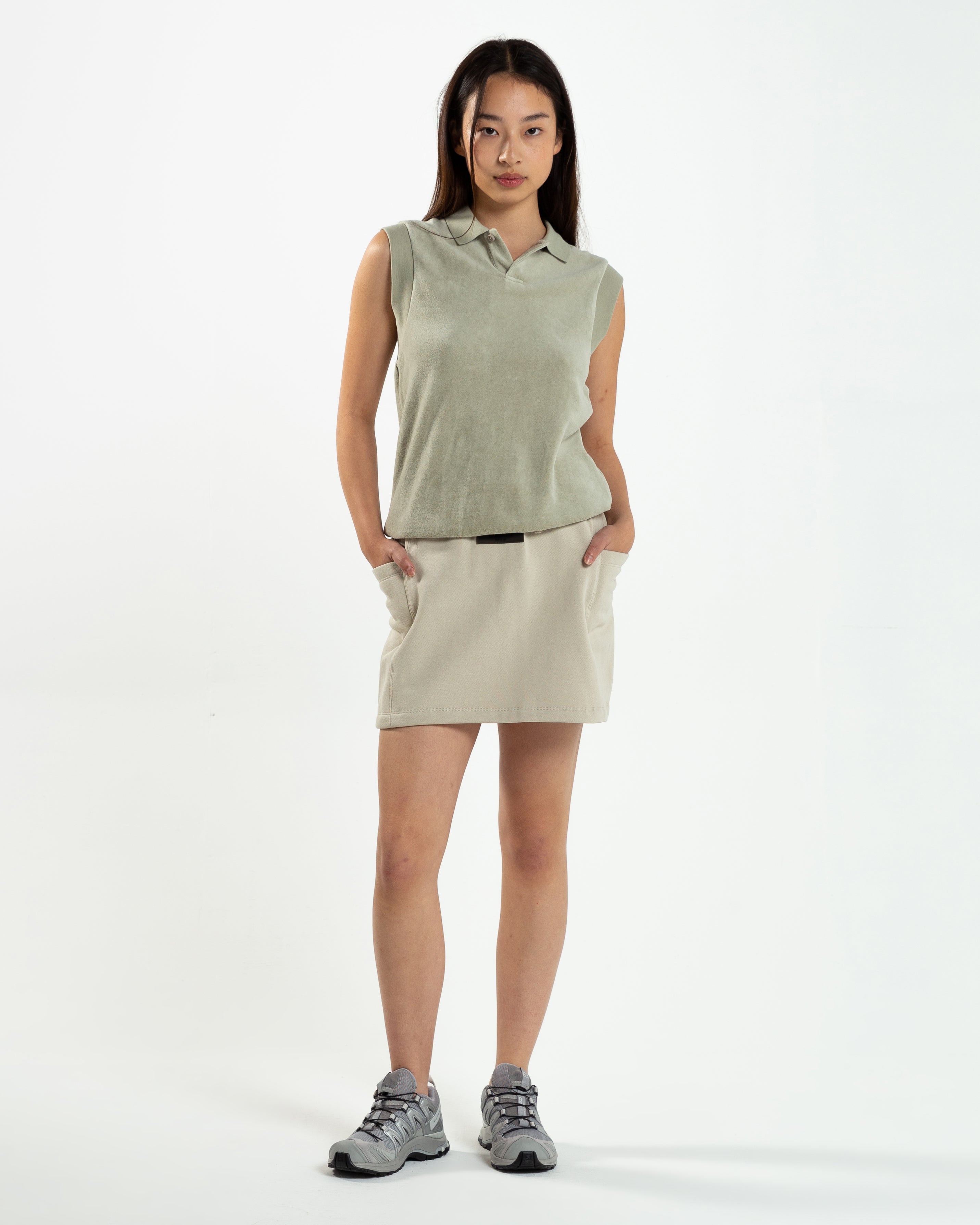 Fear of God Sleeveless Polo - Seafoam
