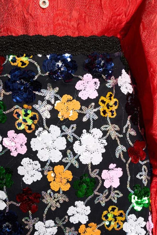 Sister Jane Wonderland Sequin Mini Skirt - Multicolour