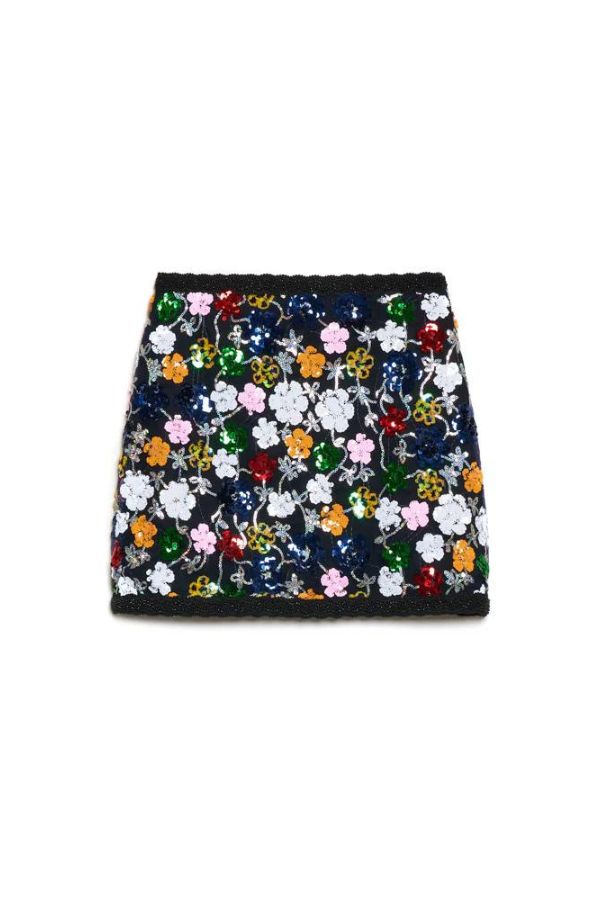 Sister Jane Wonderland Sequin Mini Skirt - Multicolour