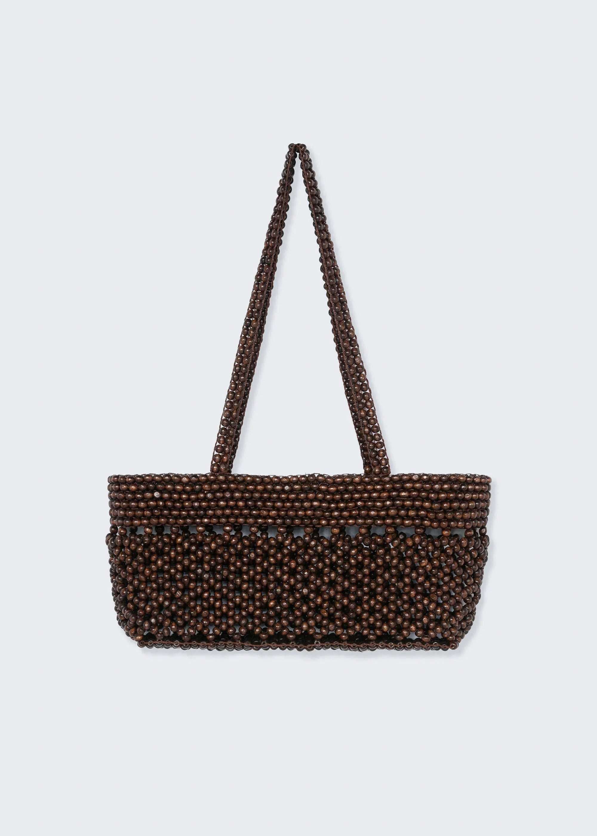 Cordera Wooden Beads Mini Bag