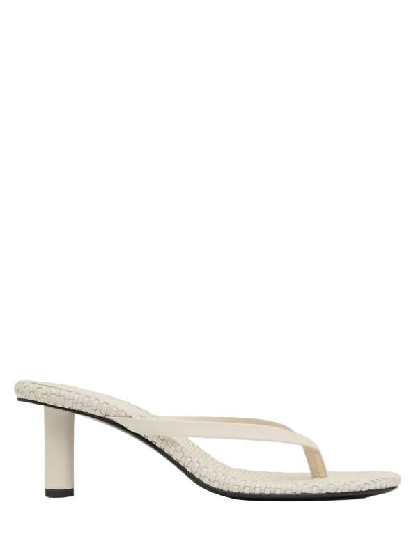 St. Agni Woven Thong Heel