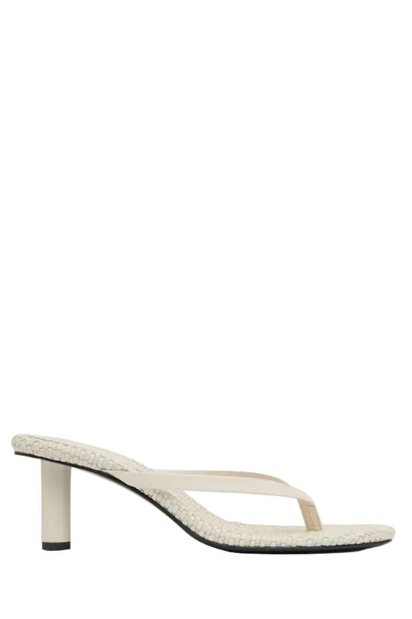 St. Agni Woven Thong Heel