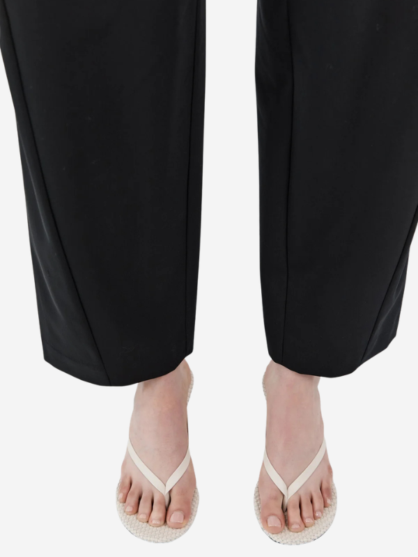 St. Agni Woven Thong Heel