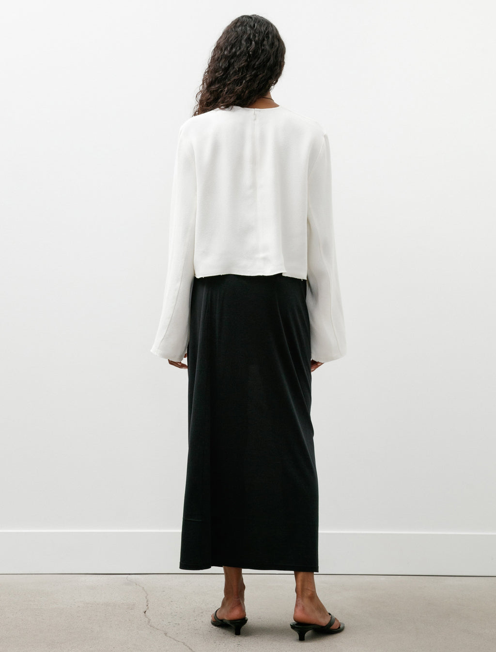 Totême Wrap Silk Cotton Skirt