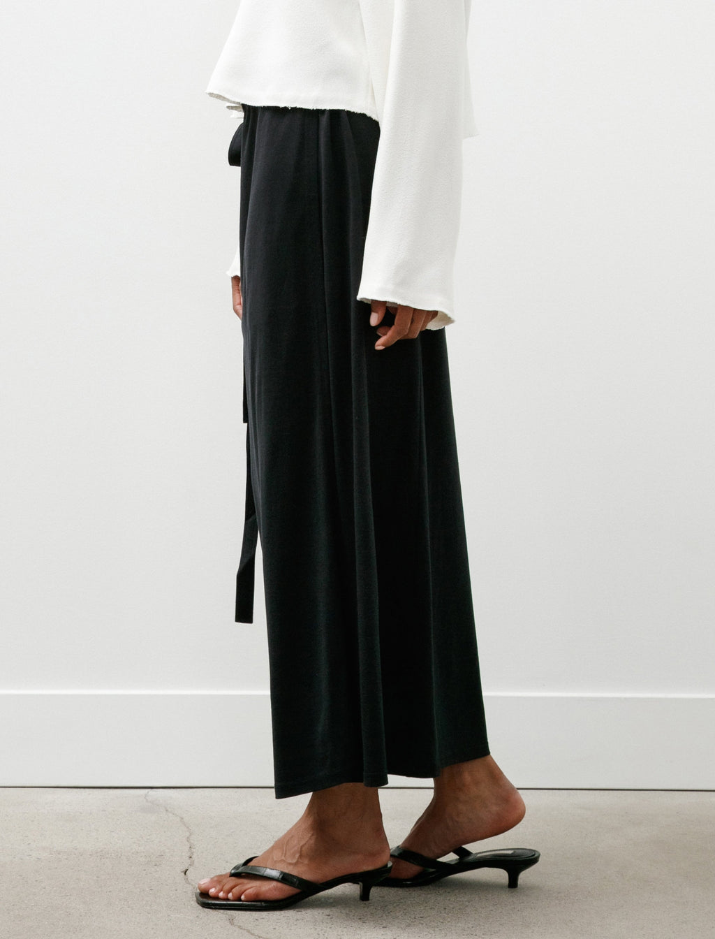 Totême Wrap Silk Cotton Skirt