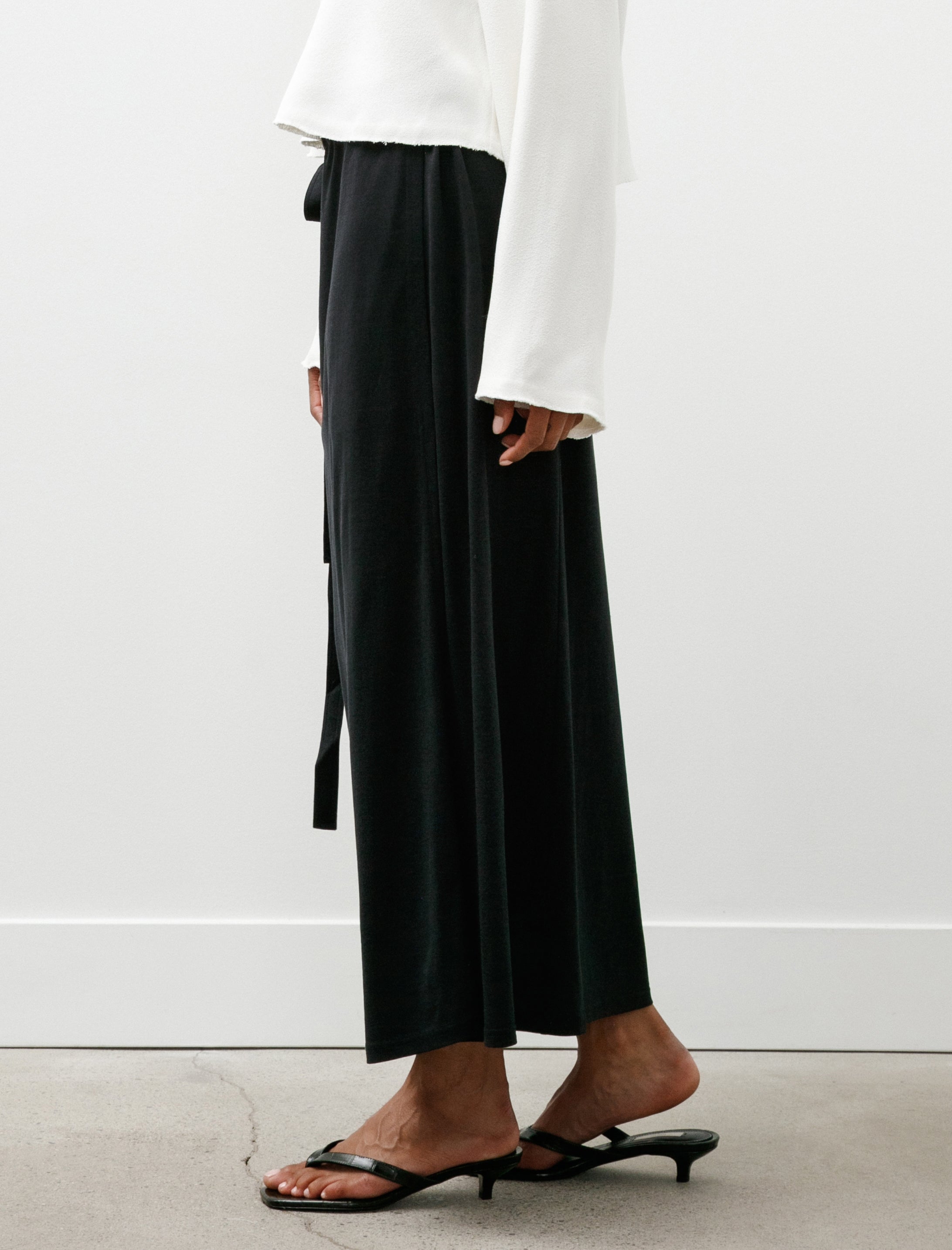 Totême Wrap Silk Cotton Skirt