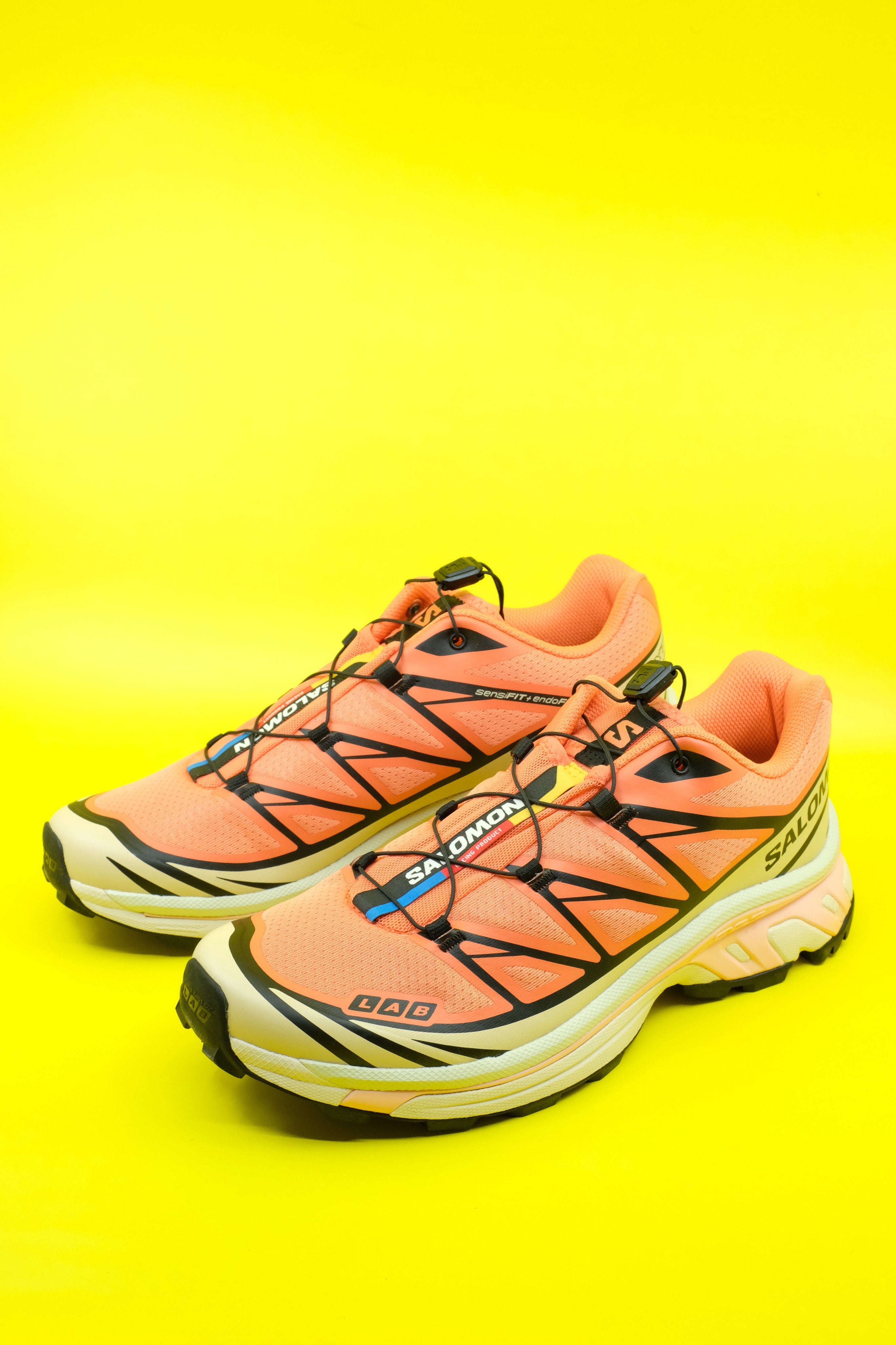 SALOMON XT 6 Shoes - Living Coral/Black/Cement