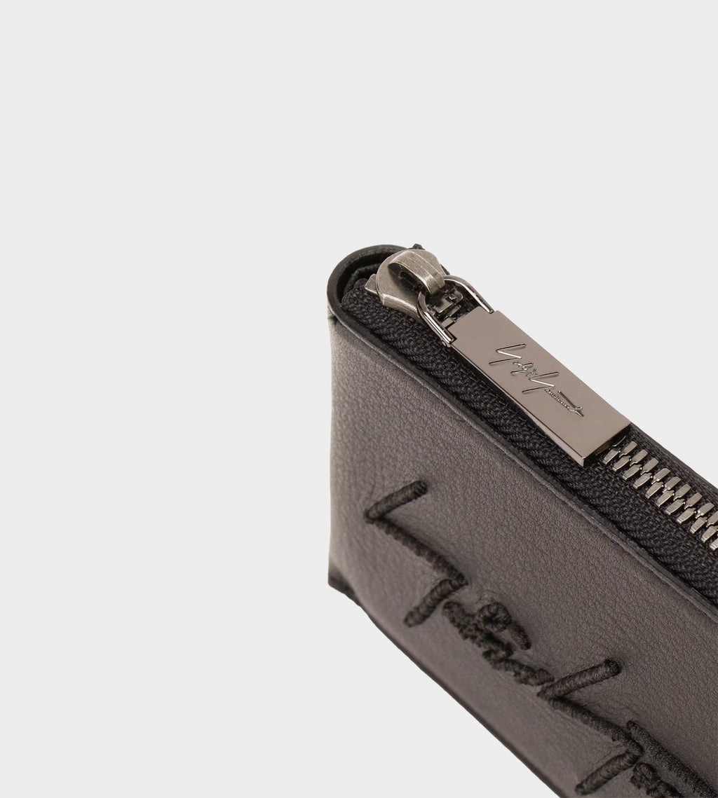 Yohji Yamamoto Discord YY Short Wallet - Black