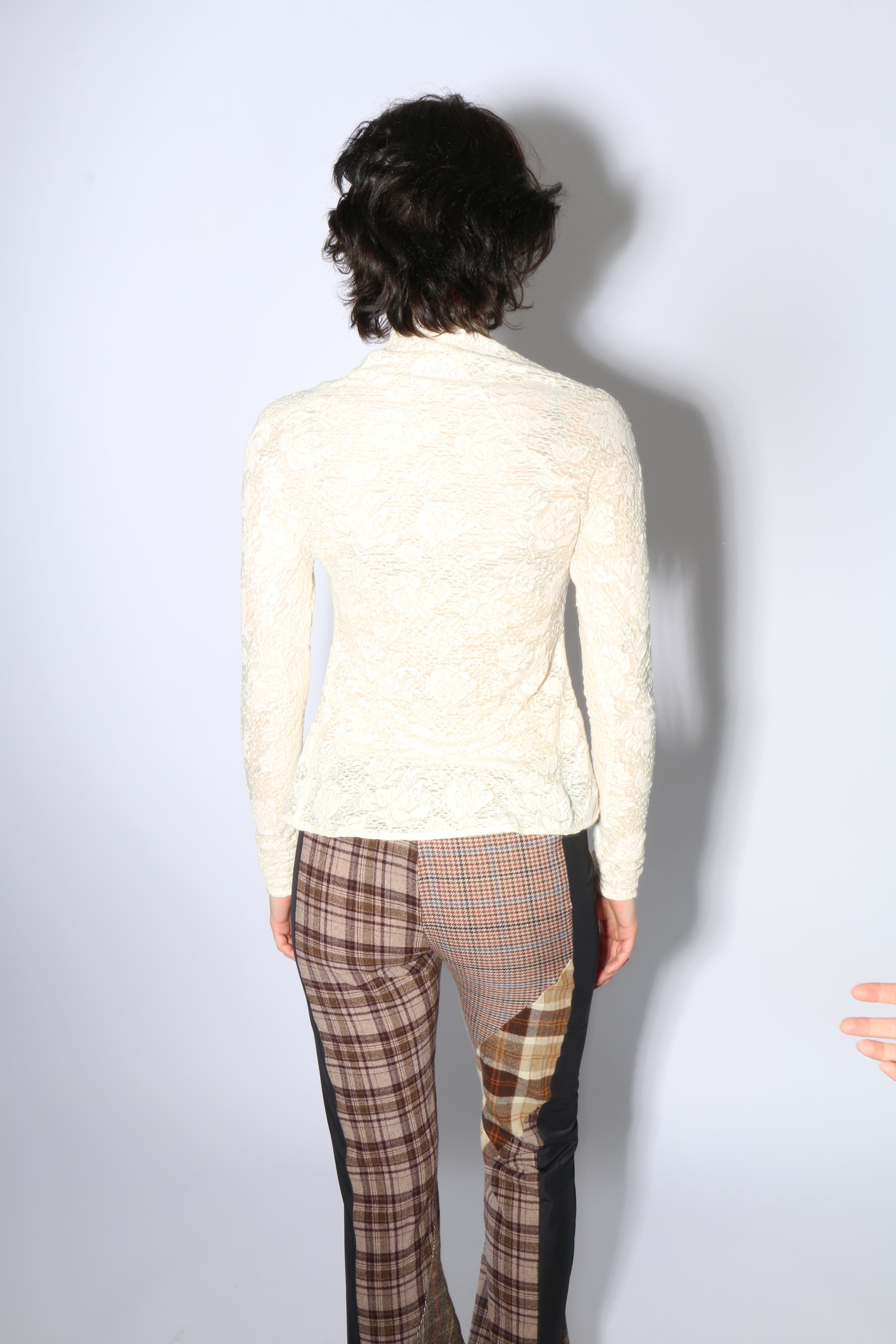 Yuhan Wang Jacquard Top - Champagne Floral