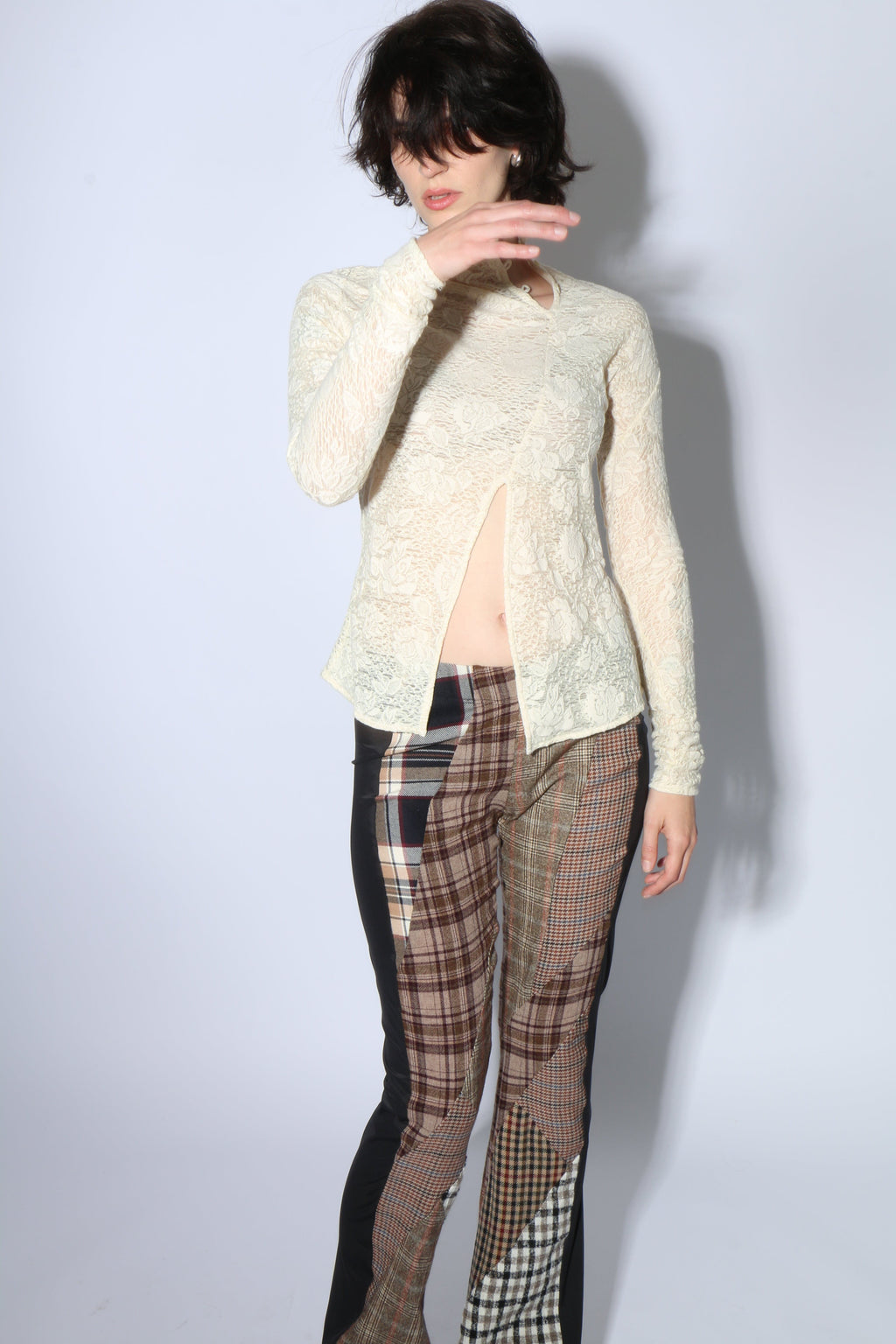 Yuhan Wang Jacquard Top - Champagne Floral