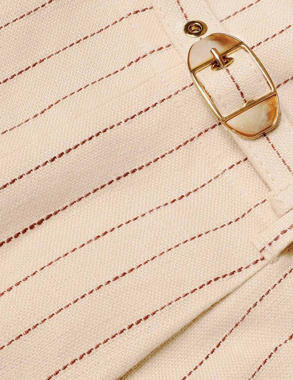 Zimmermann Rebellion Pinstripe Wide Pant