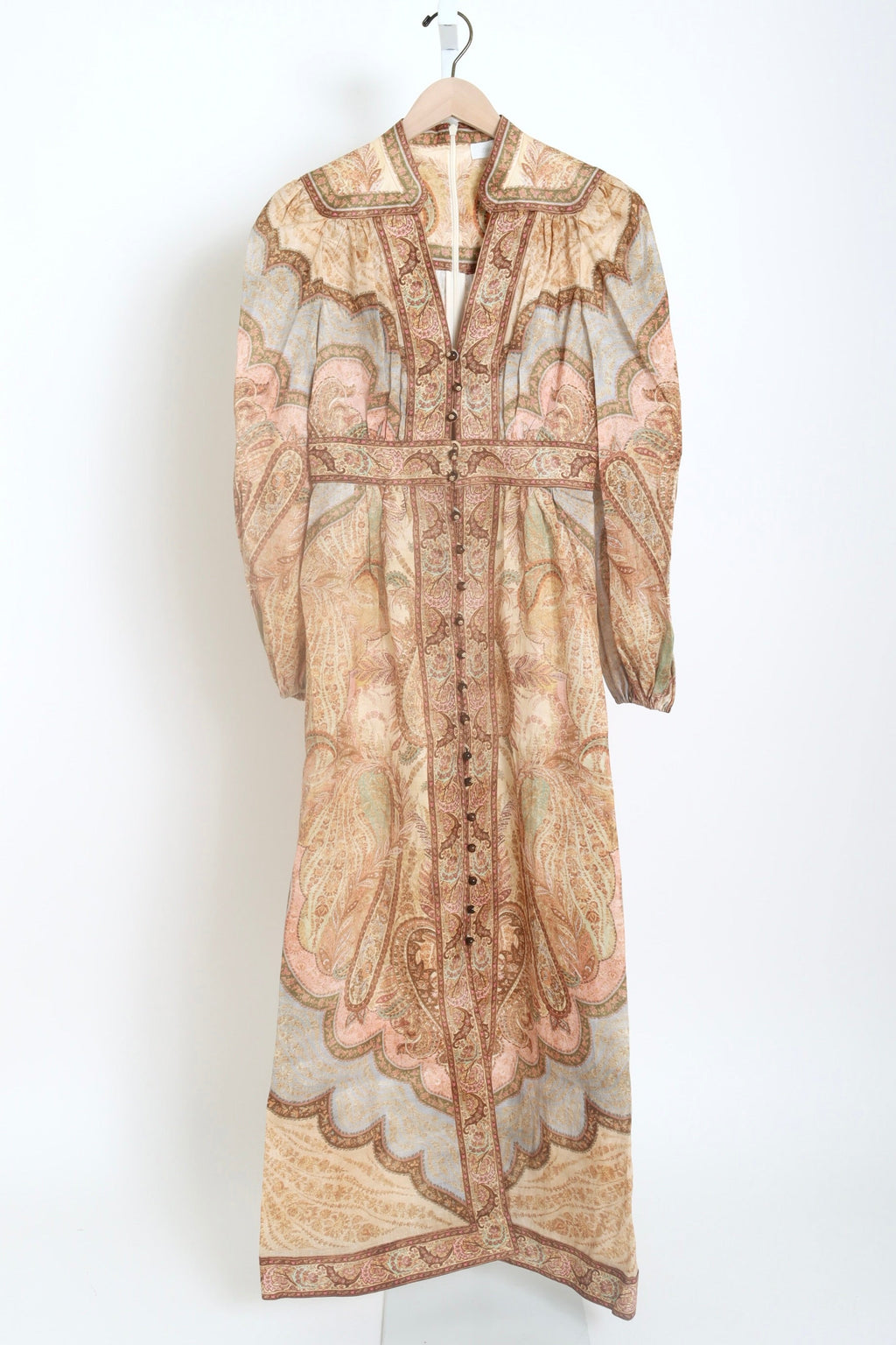 Zimmermann Wanderlust Plunge Midi Dress