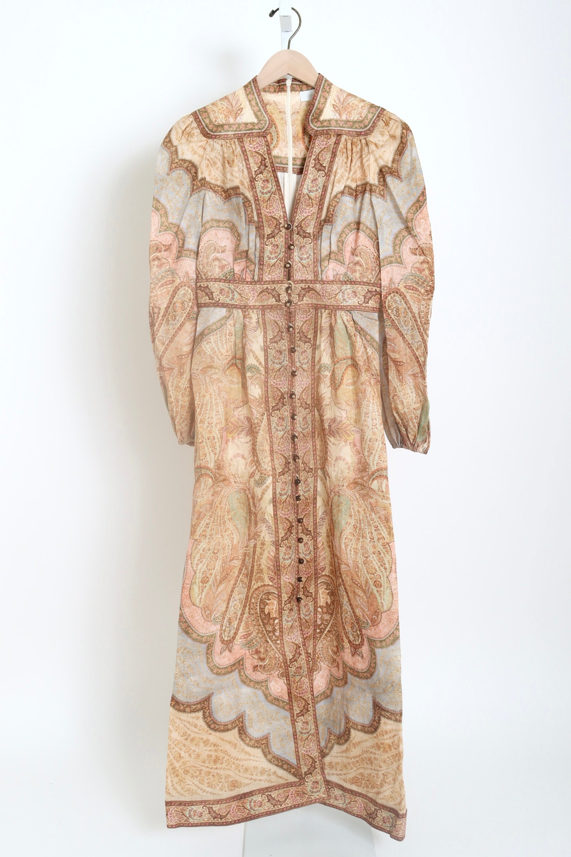 Zimmermann Wanderlust Plunge Midi Dress