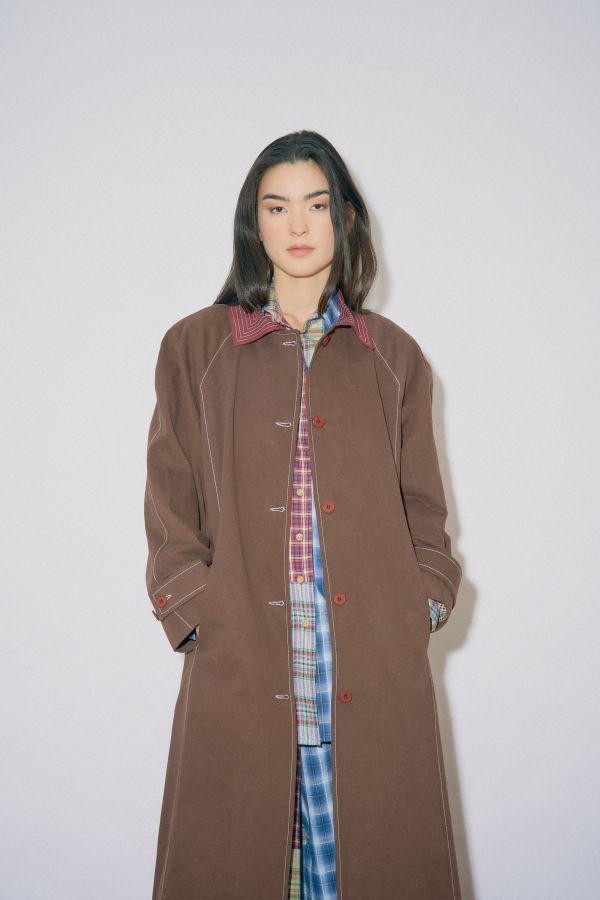 OhSevenDays Zoe Coat - Brown