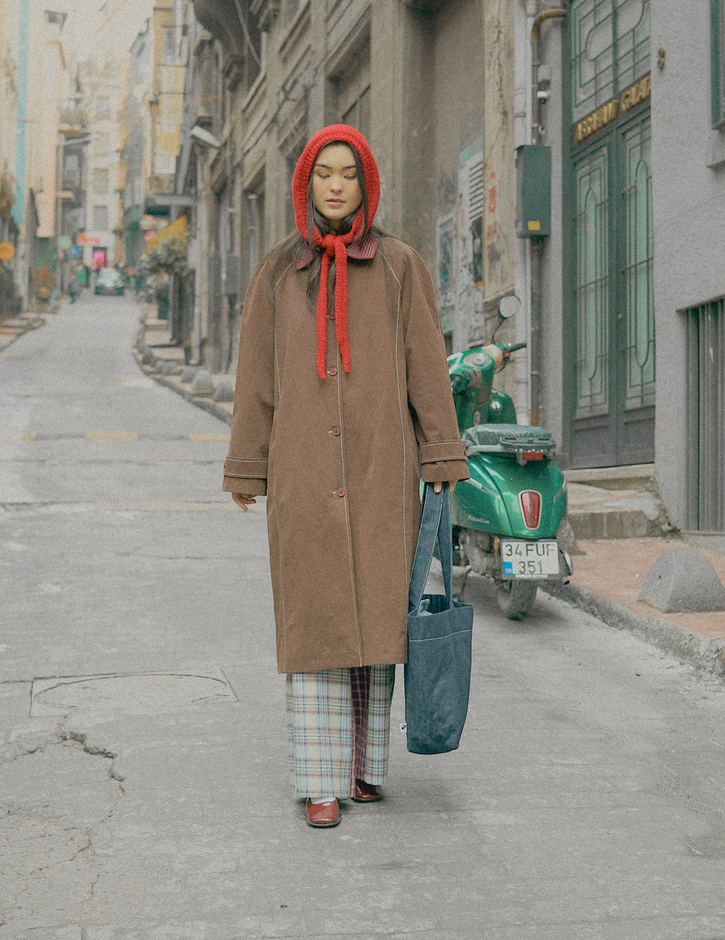 OhSevenDays Zoe Coat - Brown