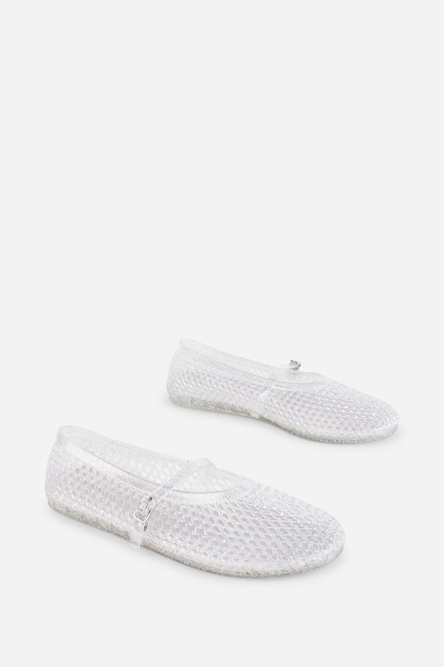 "INTENTIONALLY __________." Classy Jelly Mary Jane Flat - Crystal