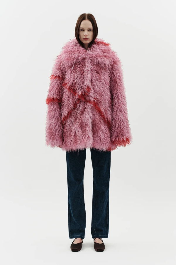 Jakke Cocoon Coat - Pink