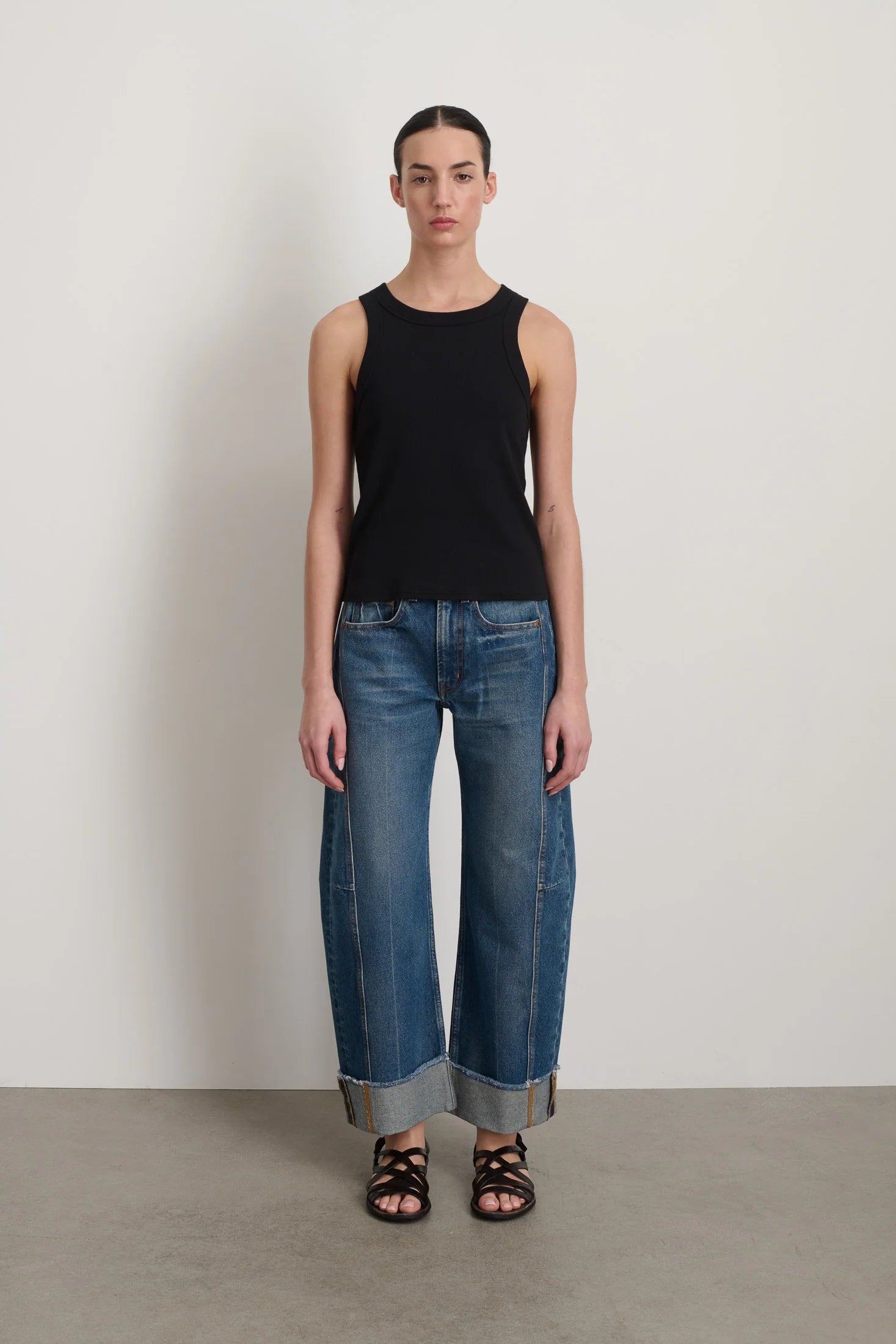 B Sides Cuffed Lasso Jeans