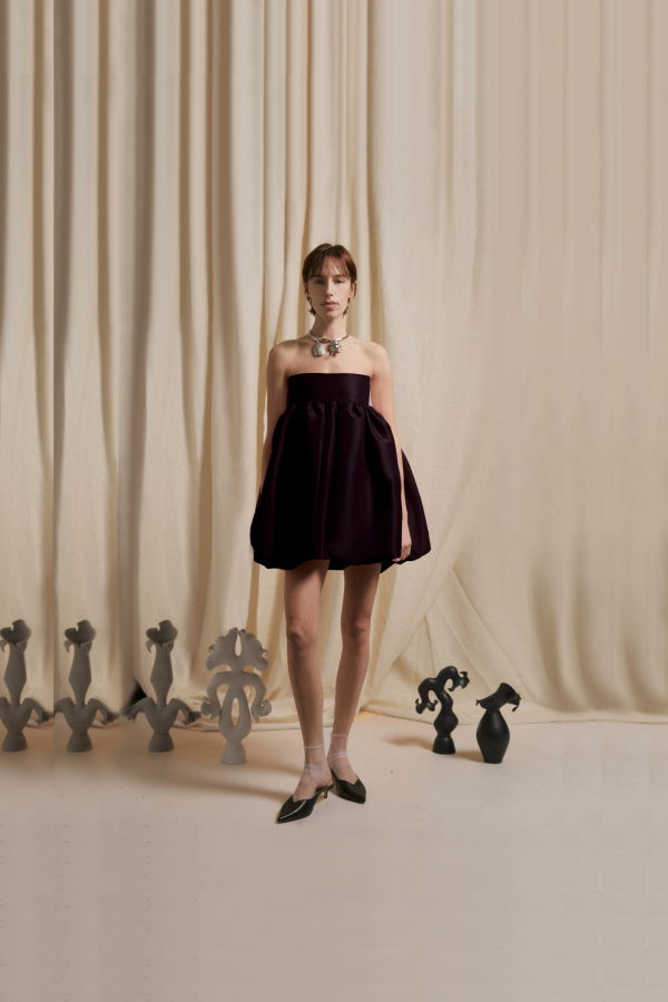 Luisa et La Luna Bleu Strapless Bubble Dress - Noir
