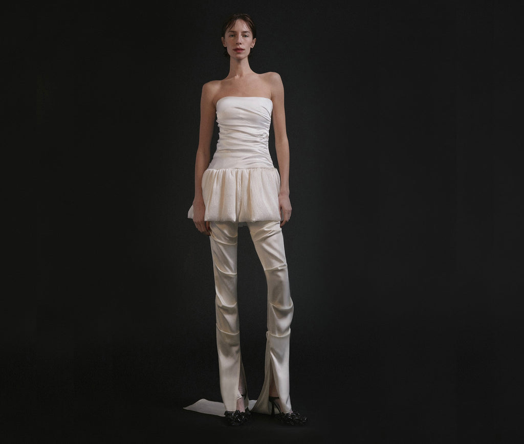 Luisa et La Luna Sid Fold Pants - Bone