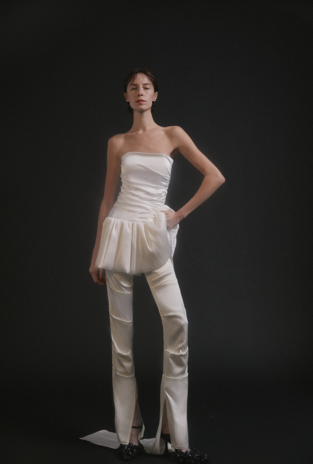 Luisa et La Luna Sid Fold Pants - Bone