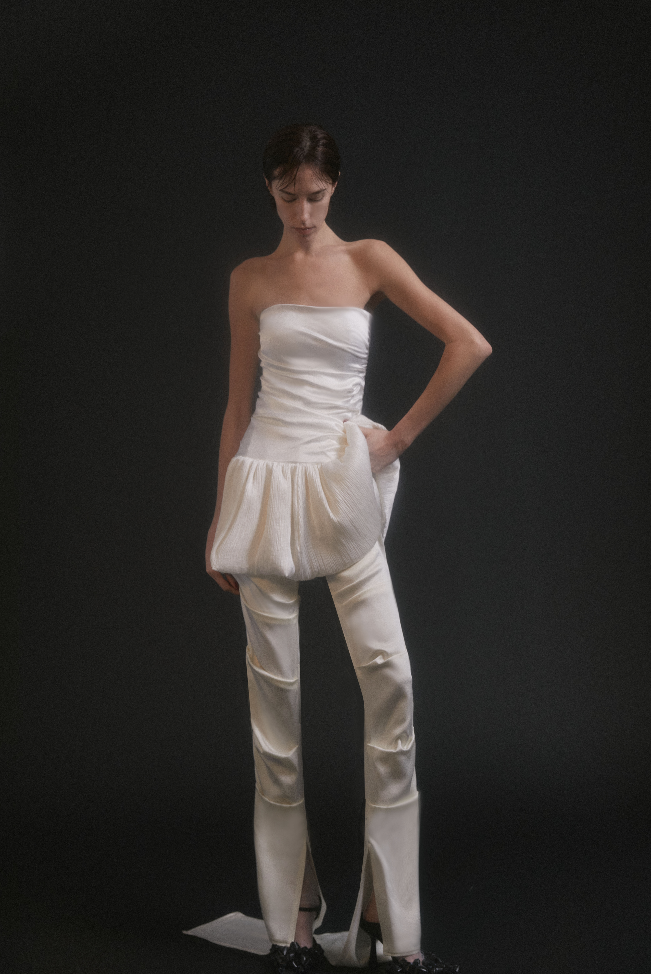 Luisa et La Luna Sid Fold Pants - Bone