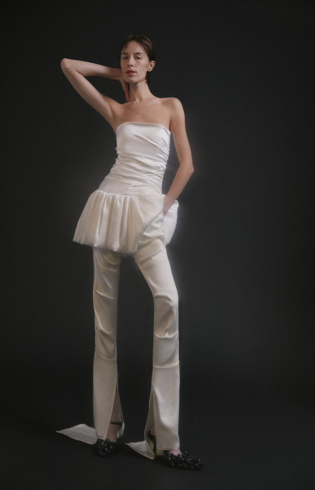 Luisa et La Luna Sid Fold Pants - Bone
