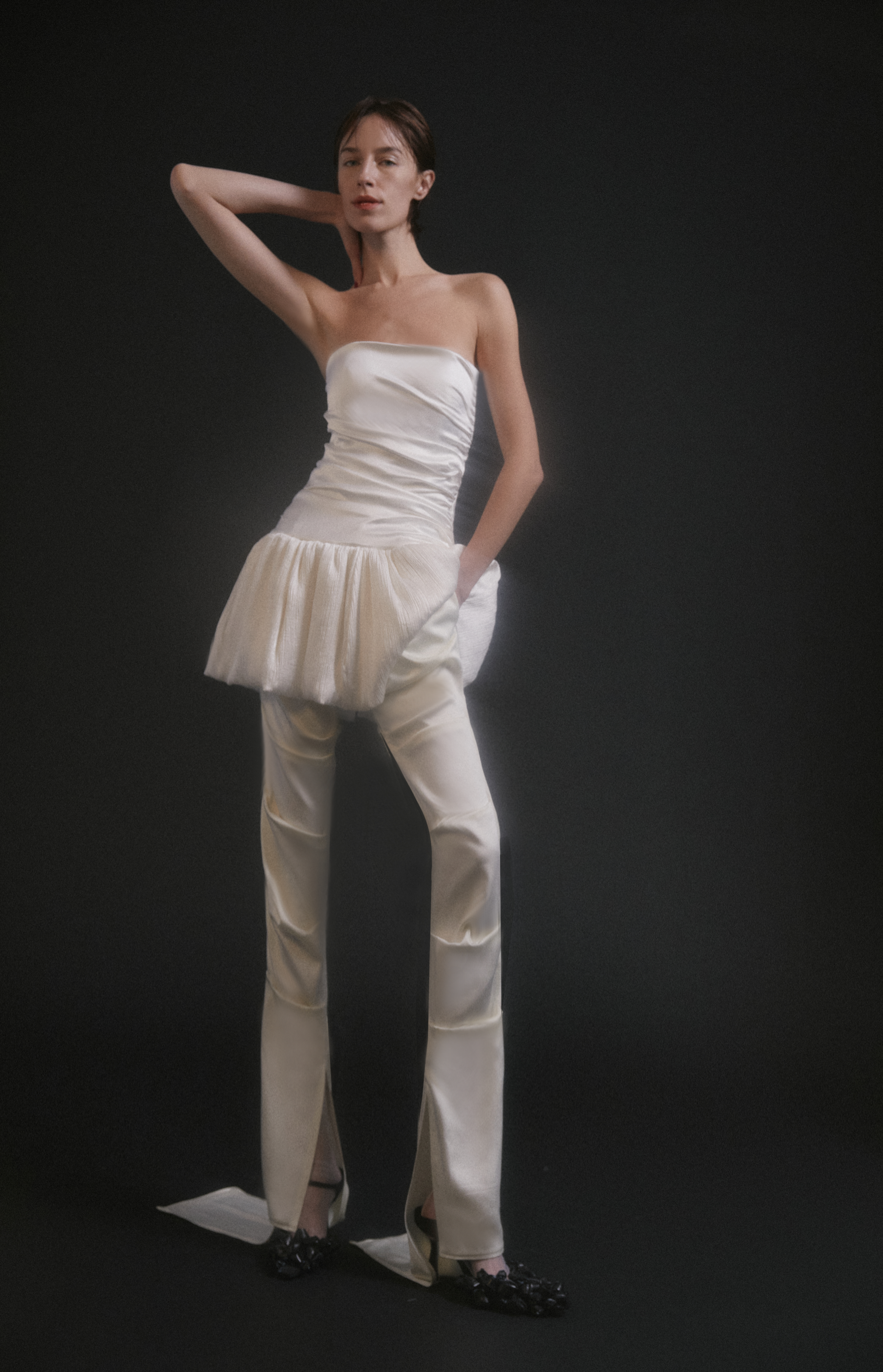 Luisa et La Luna Sid Fold Pants - Bone