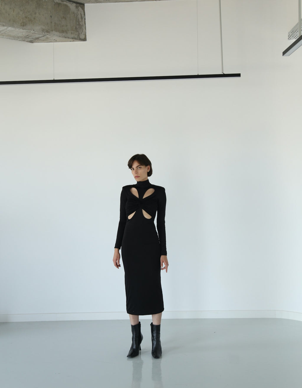 MAET TERFIL Midi Dress - Black