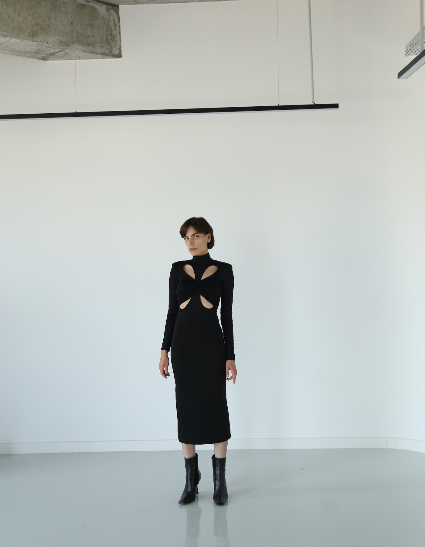 MAET TERFIL Midi Dress - Black