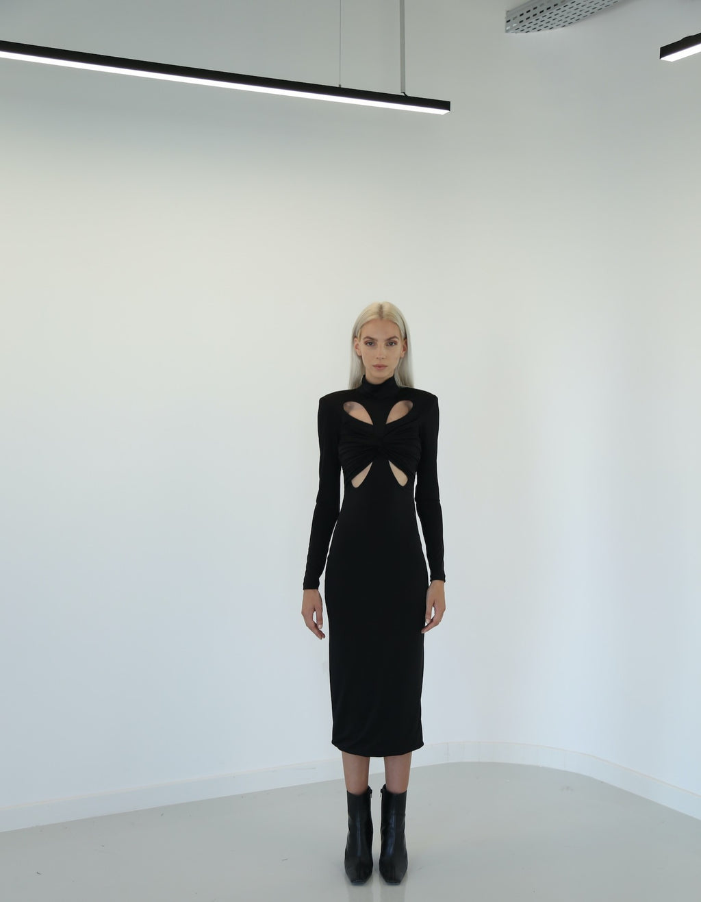 MAET TERFIL Midi Dress - Black