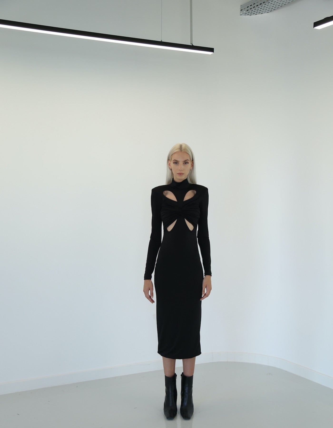MAET TERFIL Midi Dress - Black