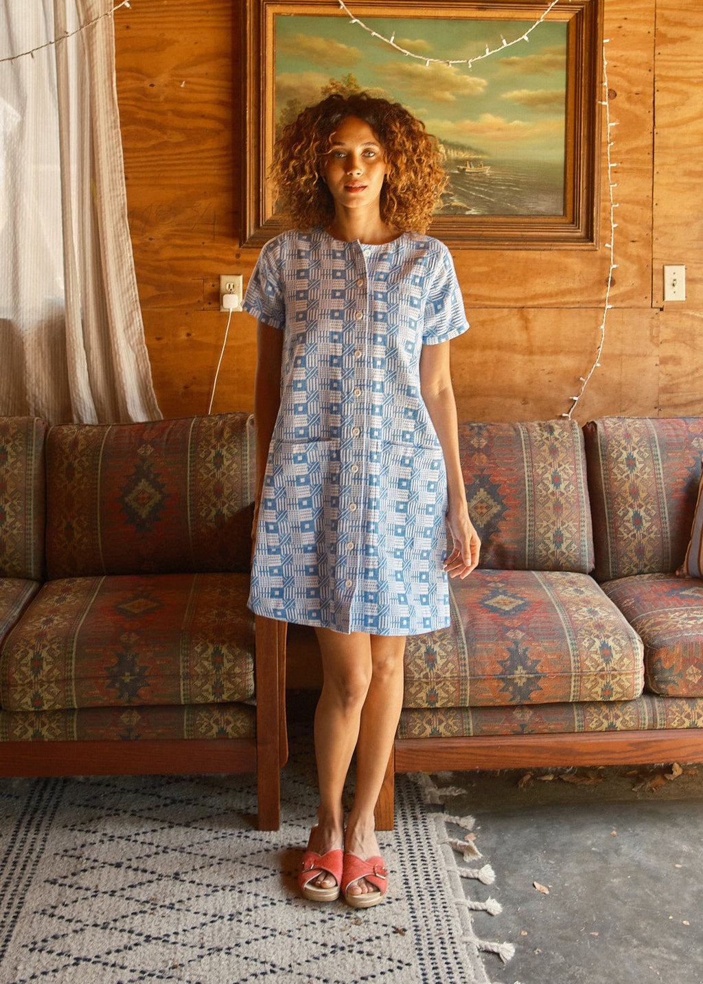 Ace & Jig Nat Shift Minidress