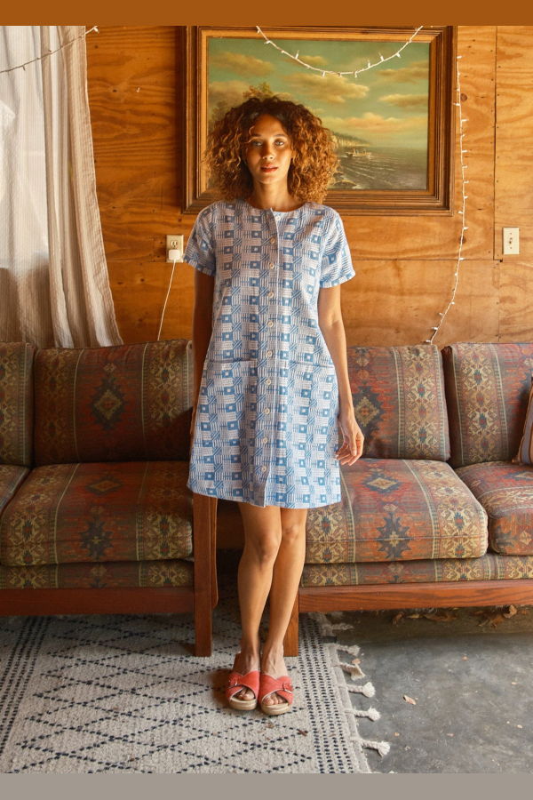 Ace & Jig Nat Shift Minidress