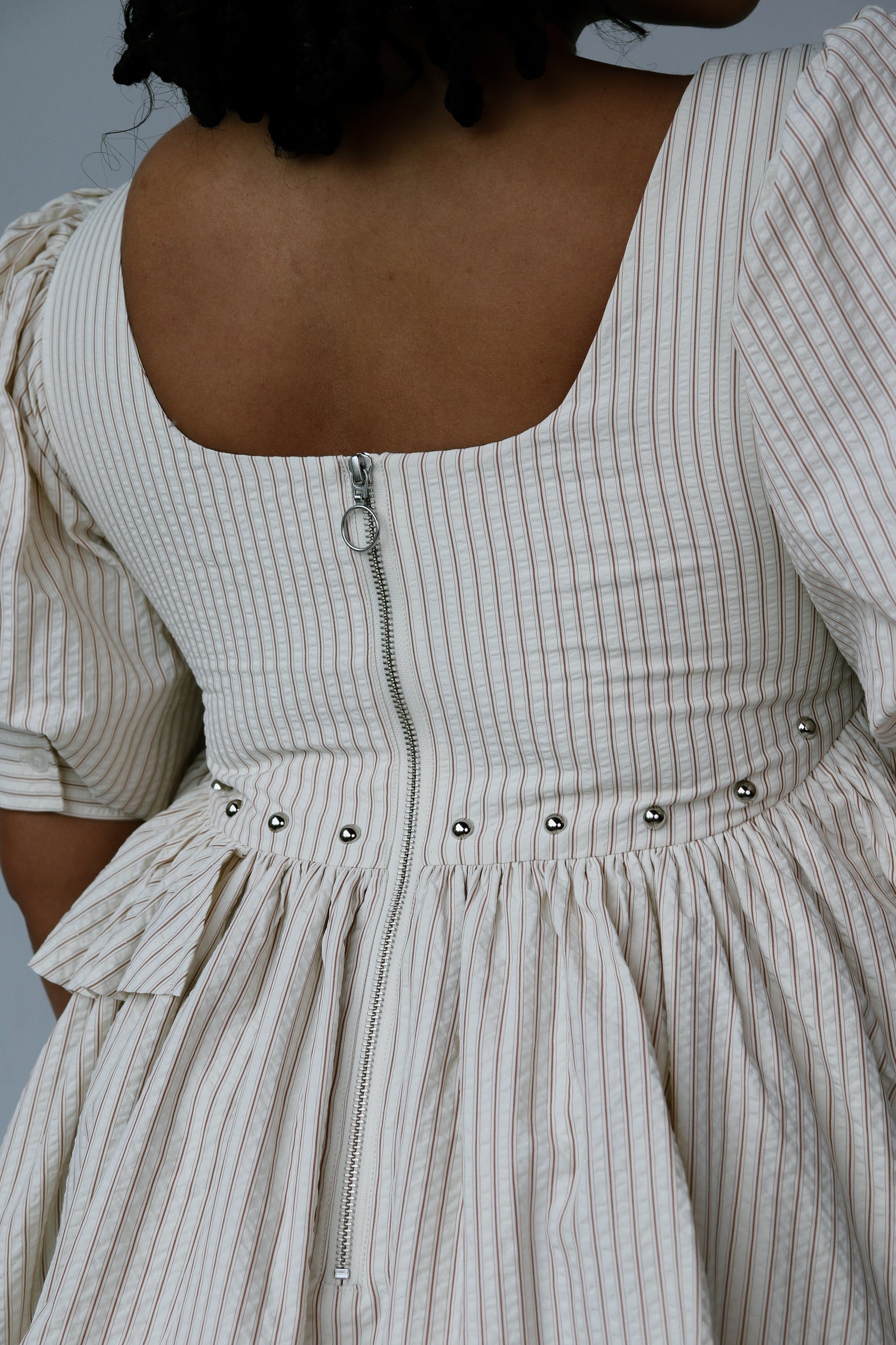 KkCo Rivet Cascade Dress