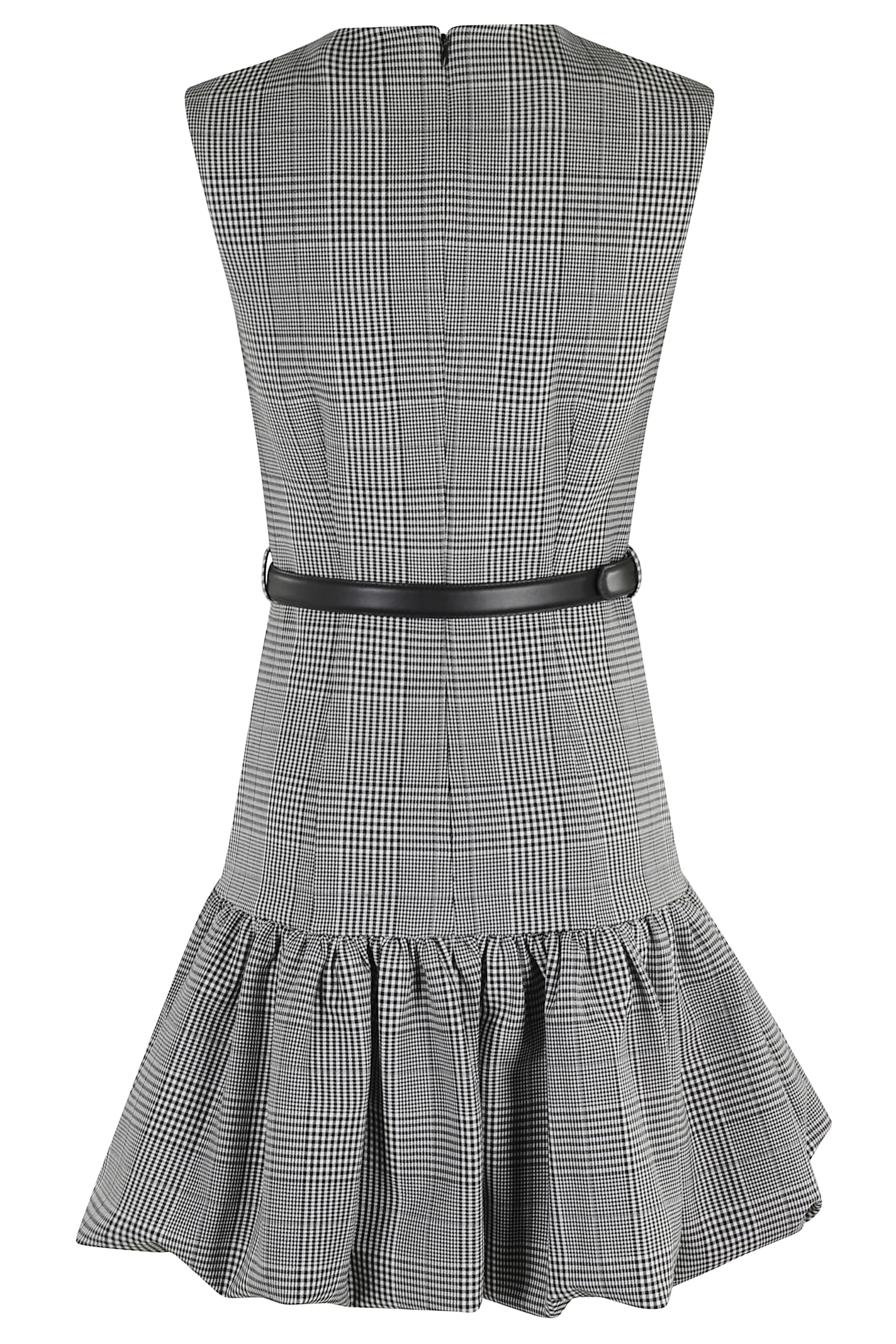 Self-Portrait Prince Of Wales Check Mini Dress - Black And White