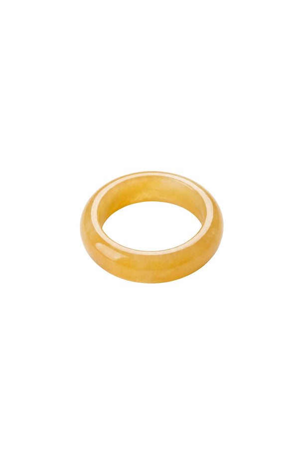 seree Carrie Ring - Yellow Jade