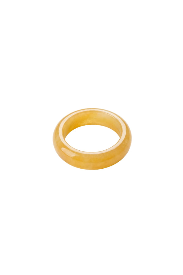 seree Carrie Ring - Yellow Jade